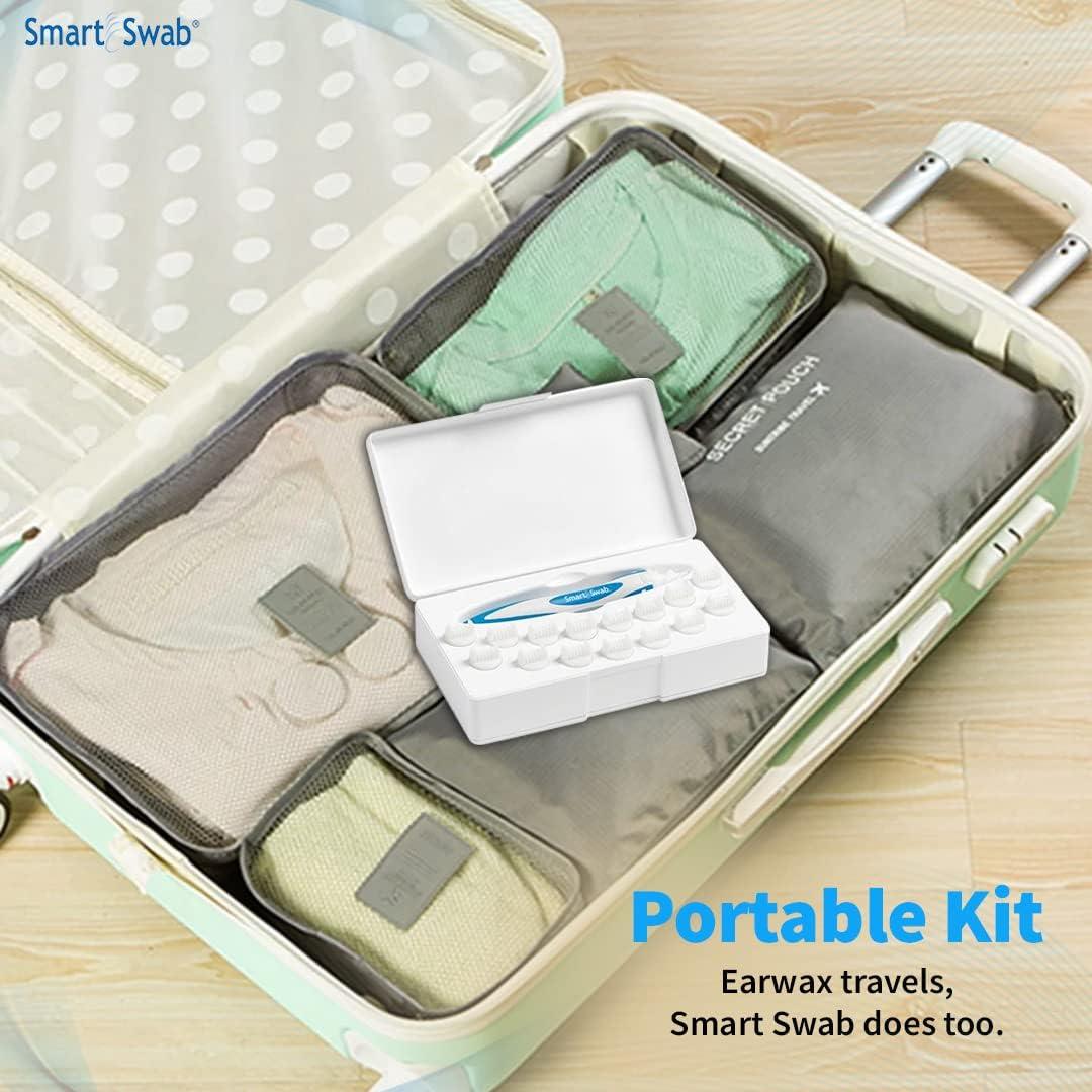 Smart Swab Limpiador de Oídos Espiral 16 Puntas Reemplazables