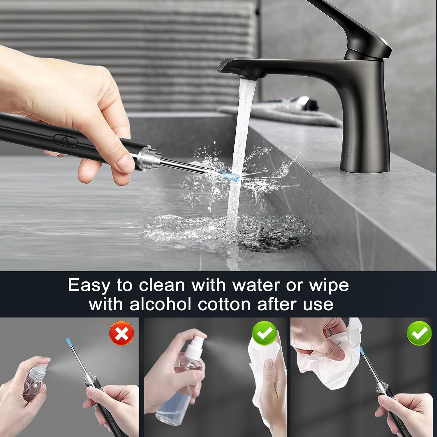 Kit de limpieza de oídos Edicc Y13 con cámara HD 1296P