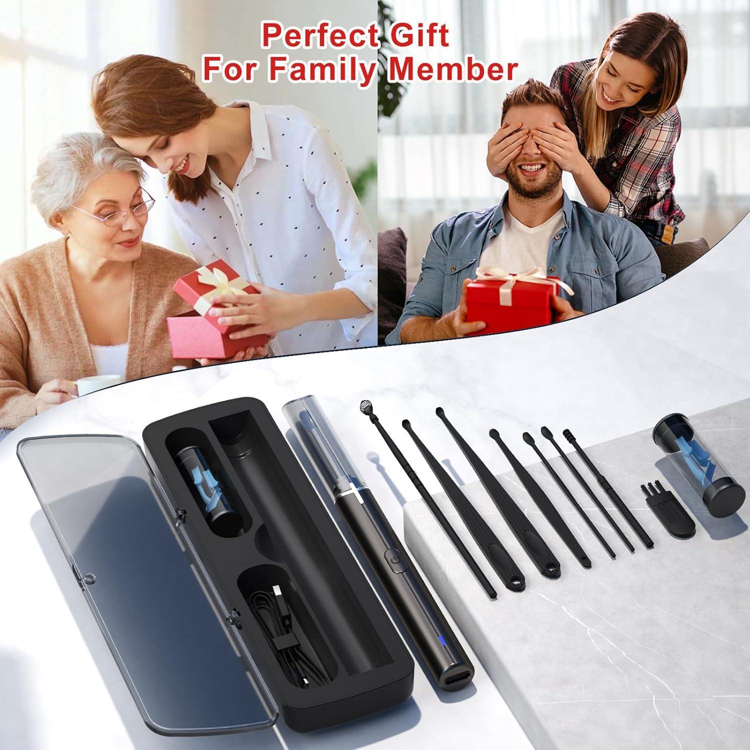 Kit de limpieza de oídos Edicc Y13 con cámara HD 1296P