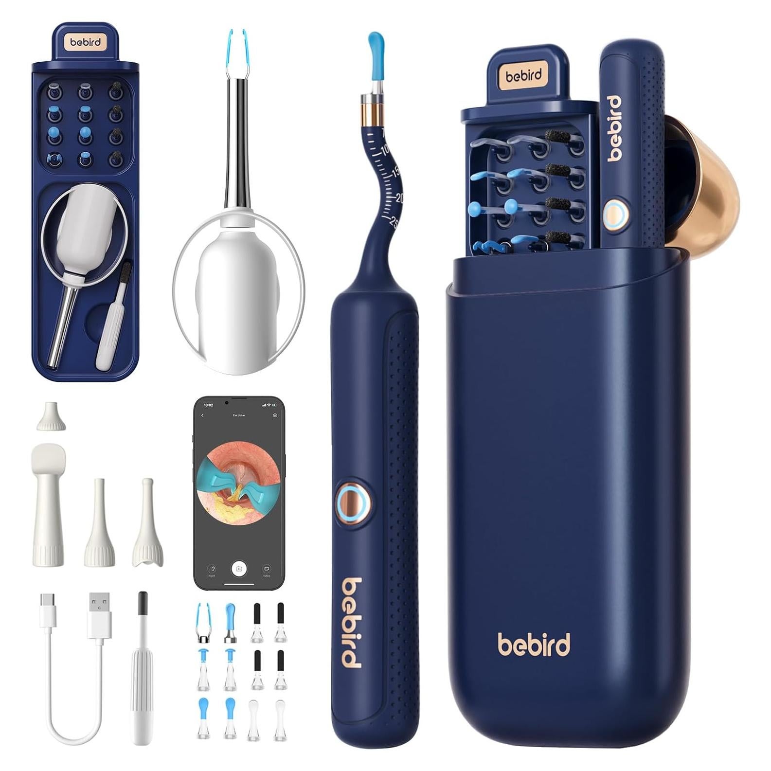 Bebird Earsight Plus Kit Limpieza Oídos Cámara HD 13,4 cm