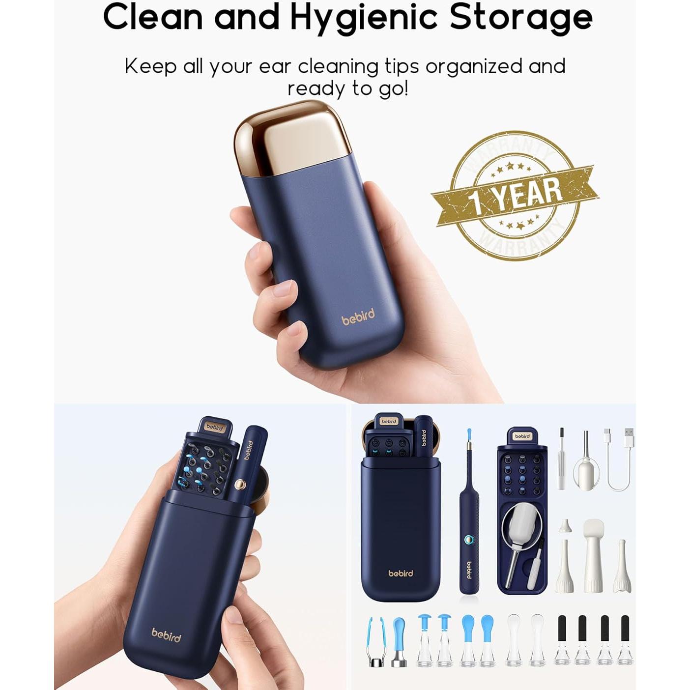 Bebird Earsight Plus Kit Limpieza Oídos Cámara HD 13,4 cm