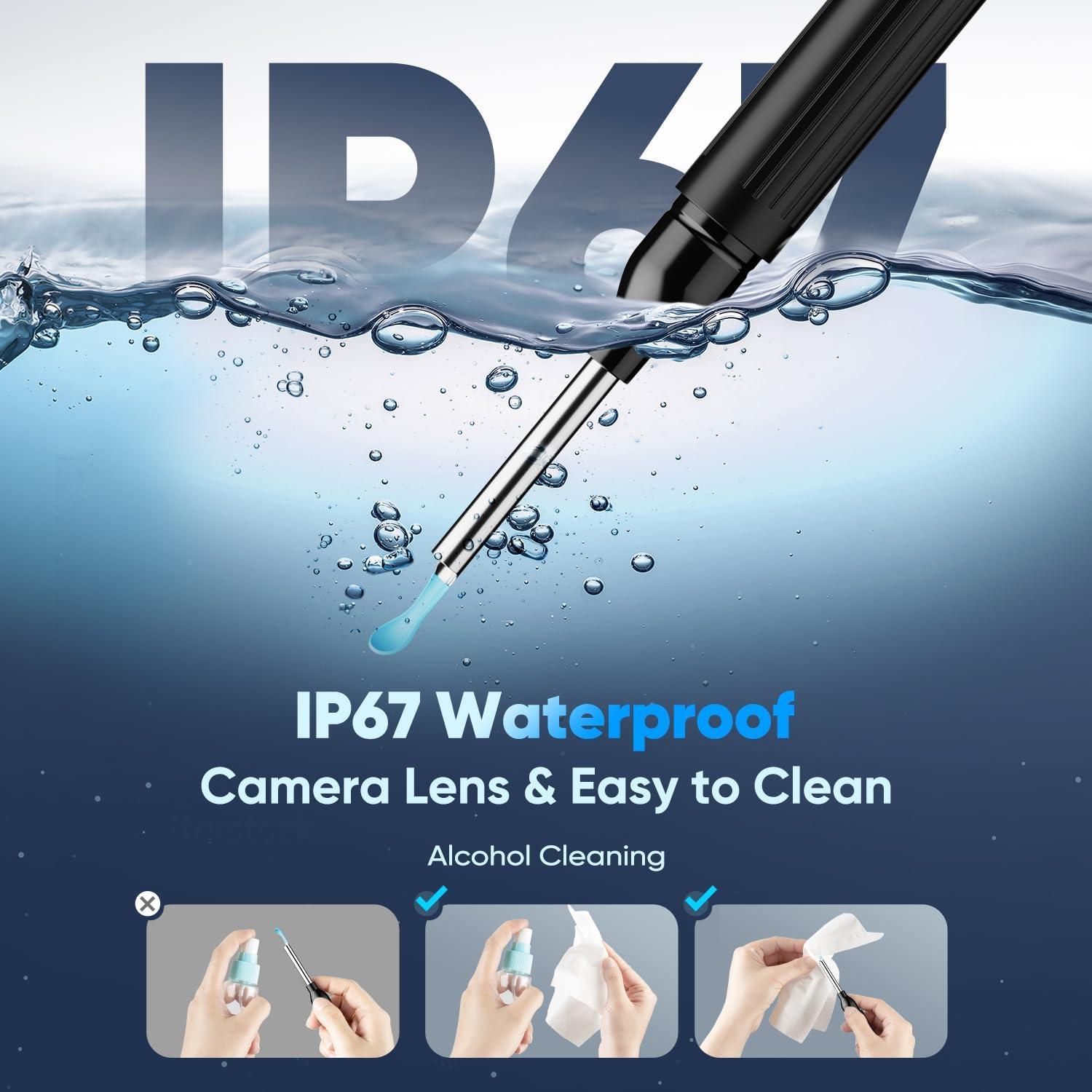 Kit de Eliminación de Cerumen MOOPHY con Cámara HD 1296P