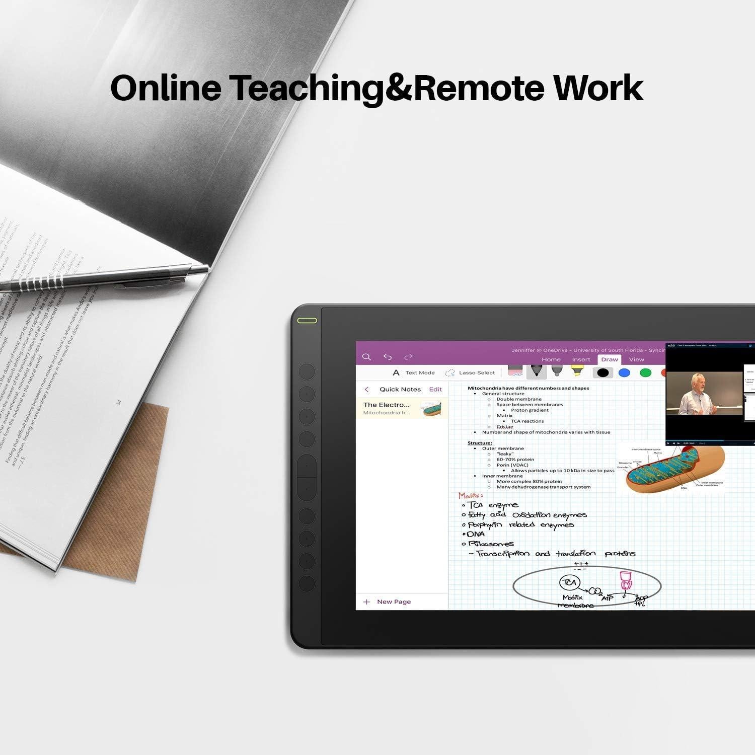 Tableta Gráfica Huion Kamvas 16 2021 15.6" Antirreflejo