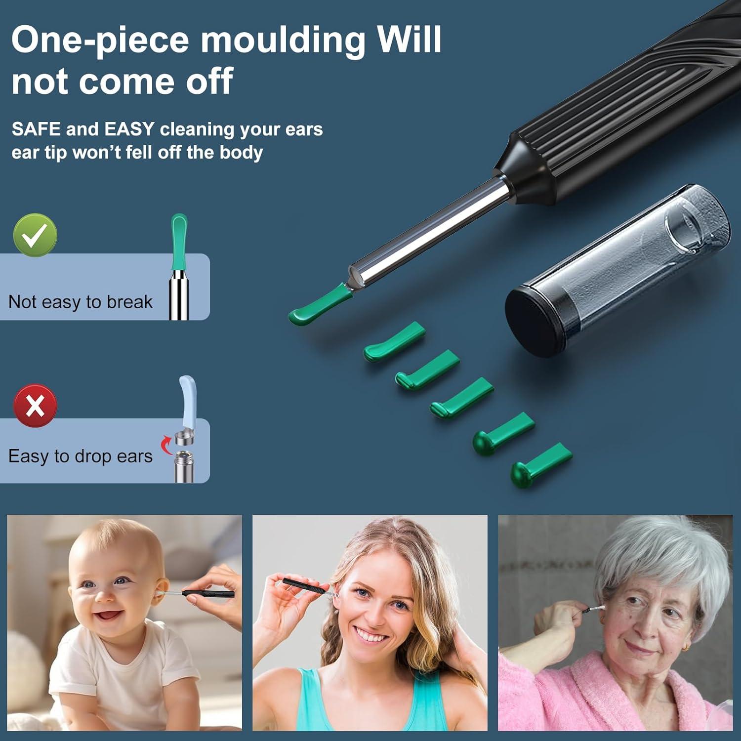 Kit de Limpieza de Oídos NE3-18 con Cámara HD 1080P