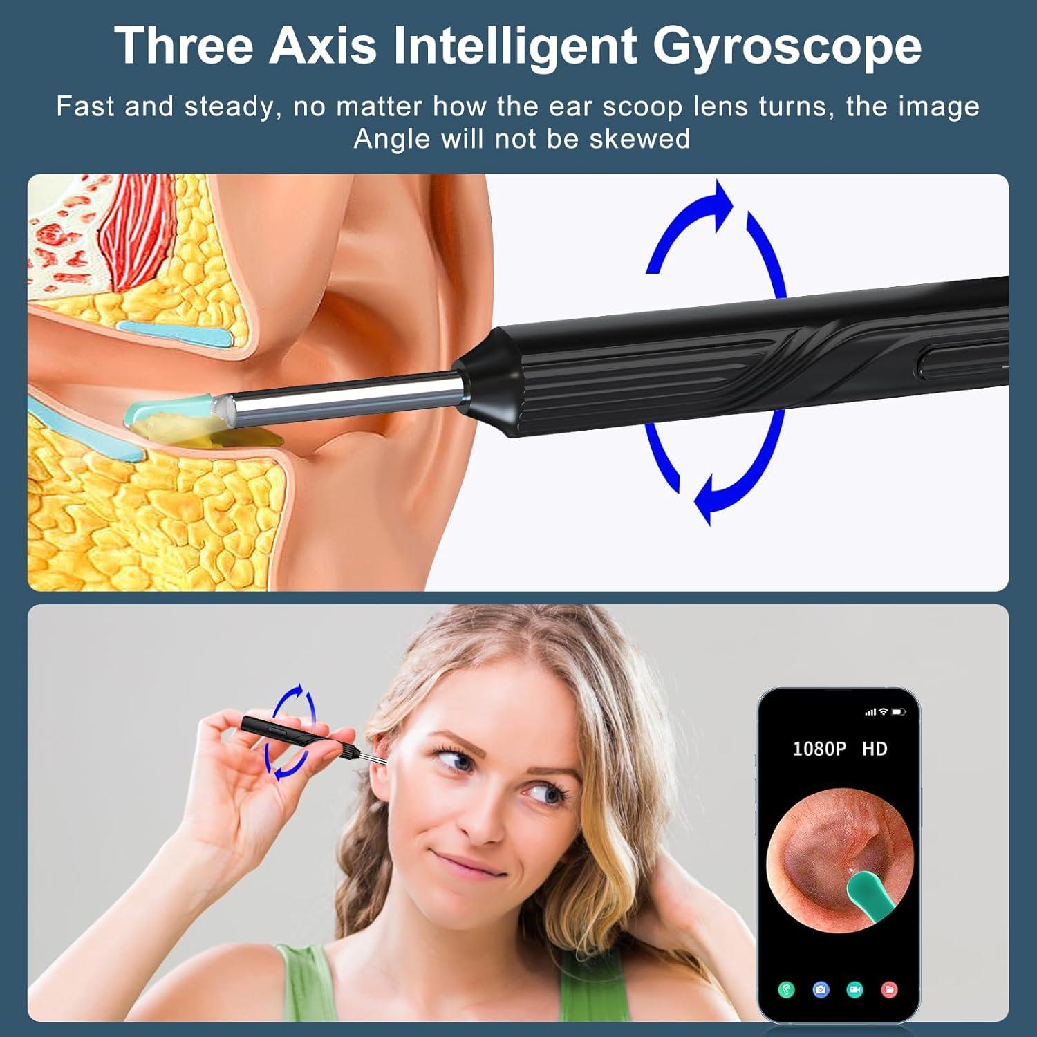 Kit de Limpieza de Oídos NE3-18 con Cámara HD 1080P