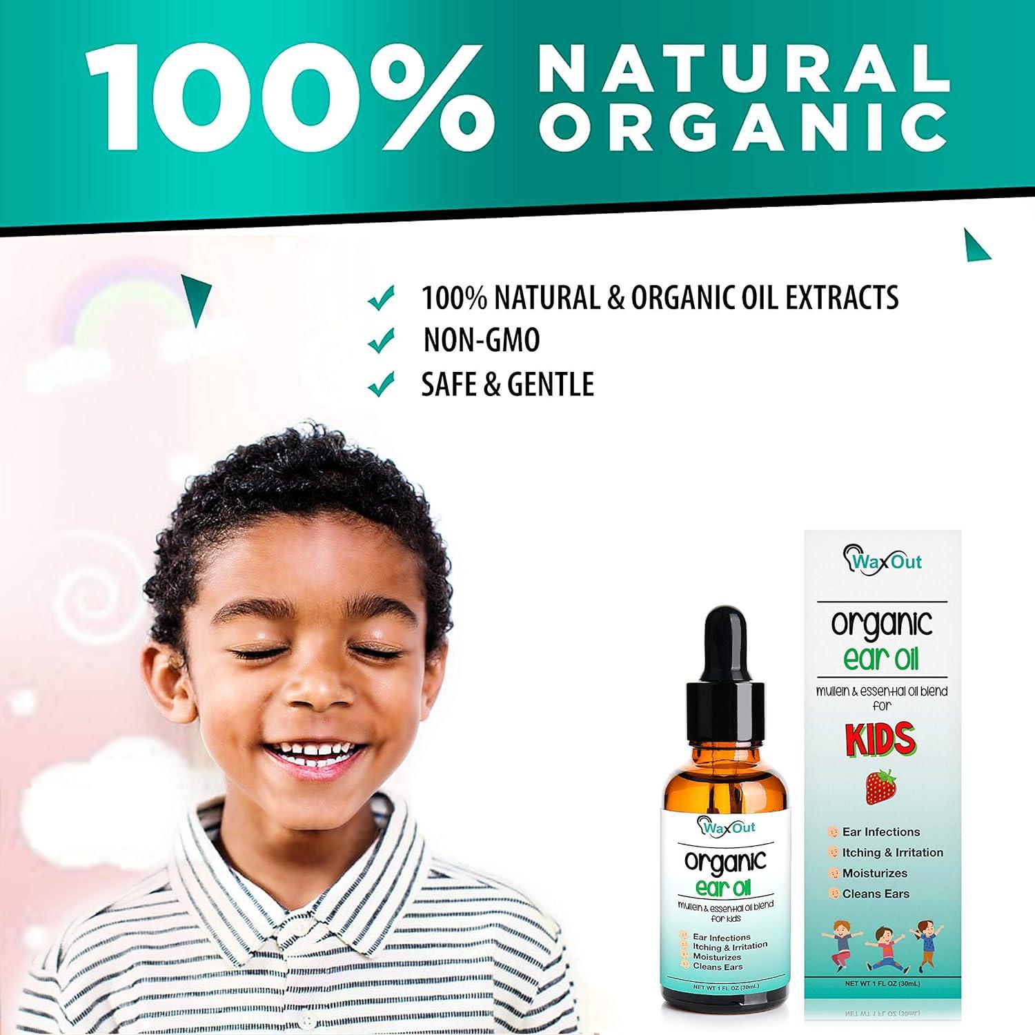 Aceite limpiador de cera de malva WaxOut para niños 81g
