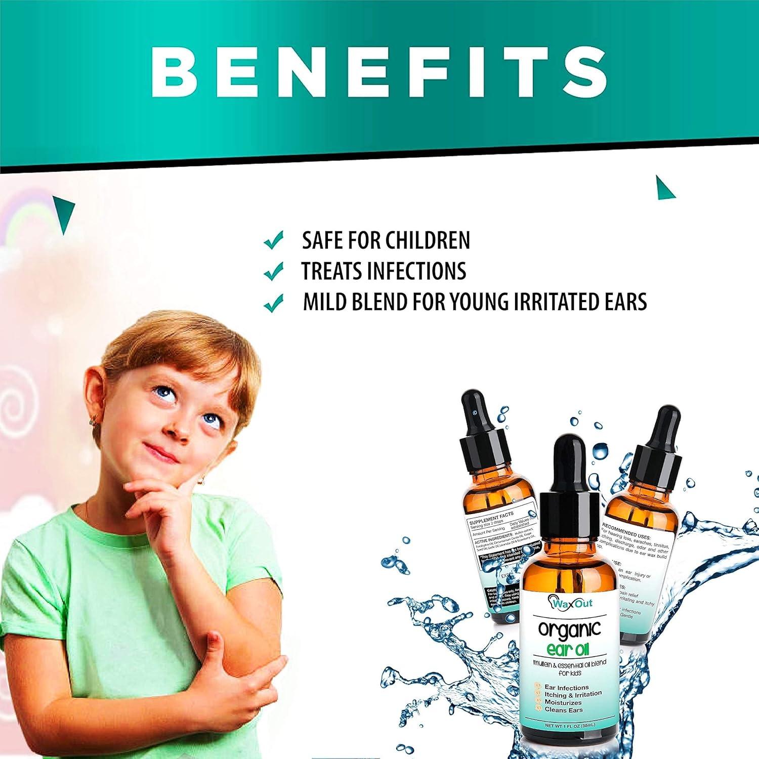 Aceite limpiador de cera de malva WaxOut para niños 81g