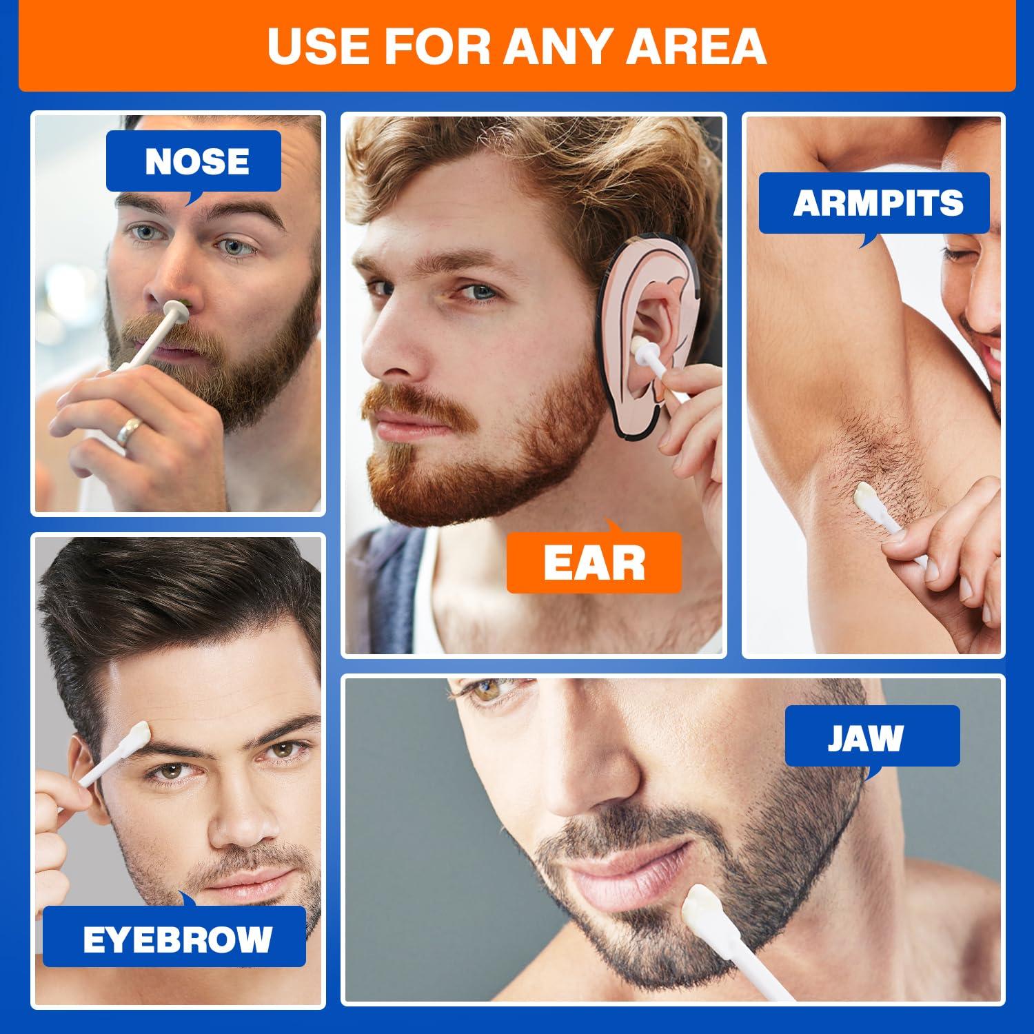 Kit de Cera para Oídos y Nariz Wokaar 100g + 30 Aplicadores