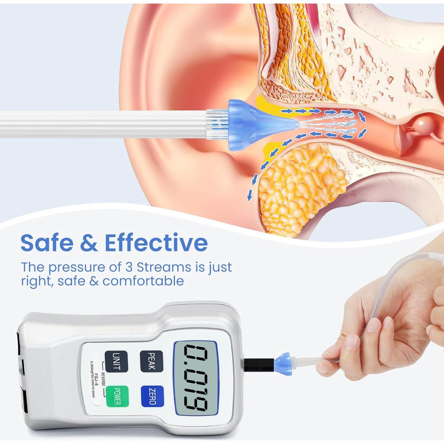 Puntas desechables para lavado de oídos Melonsun - 12 Piezas