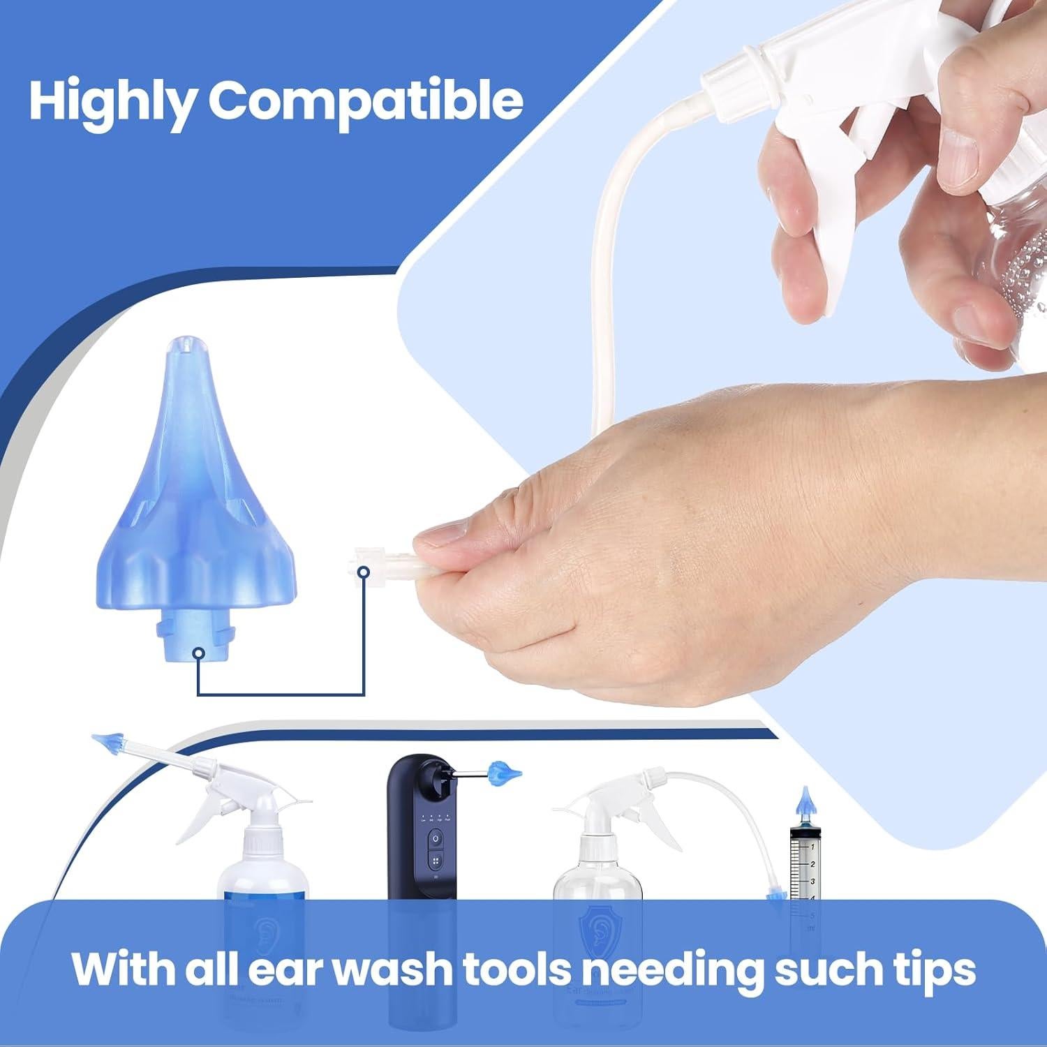 Puntas desechables para lavado de oídos Melonsun - 12 Piezas