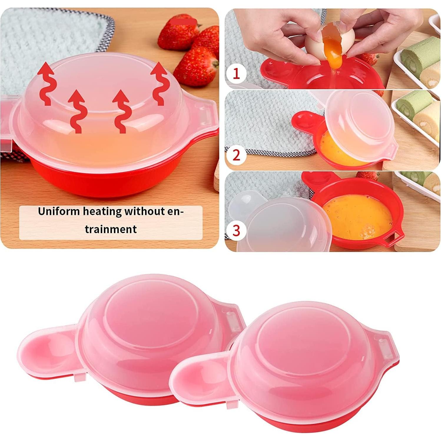 Cocinero de Huevos KINMINGZHU 2 Piezas Antiadherente