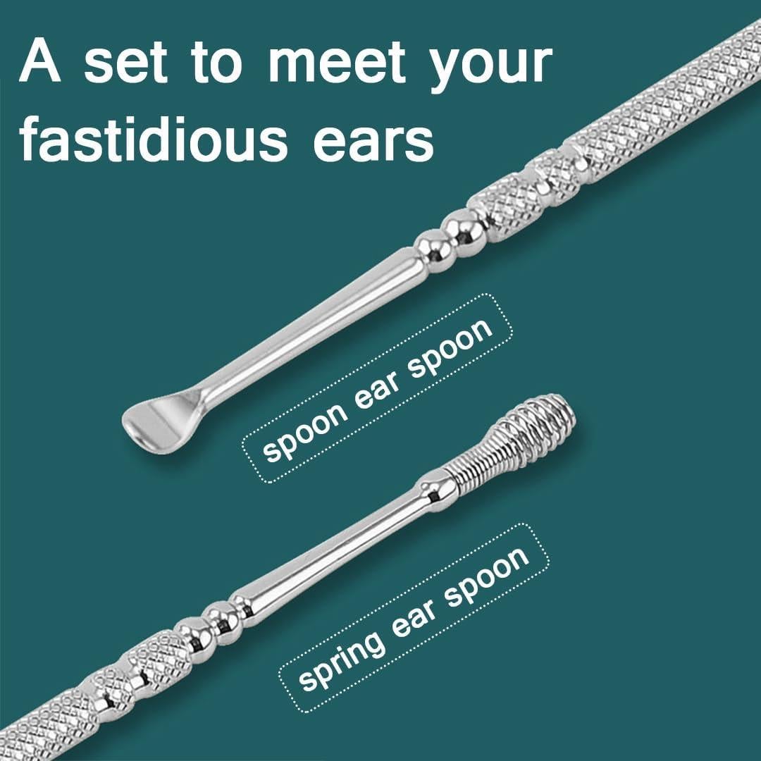 Kit de limpieza de oídos TFK.XTAY acero inoxidable 12,7 cm