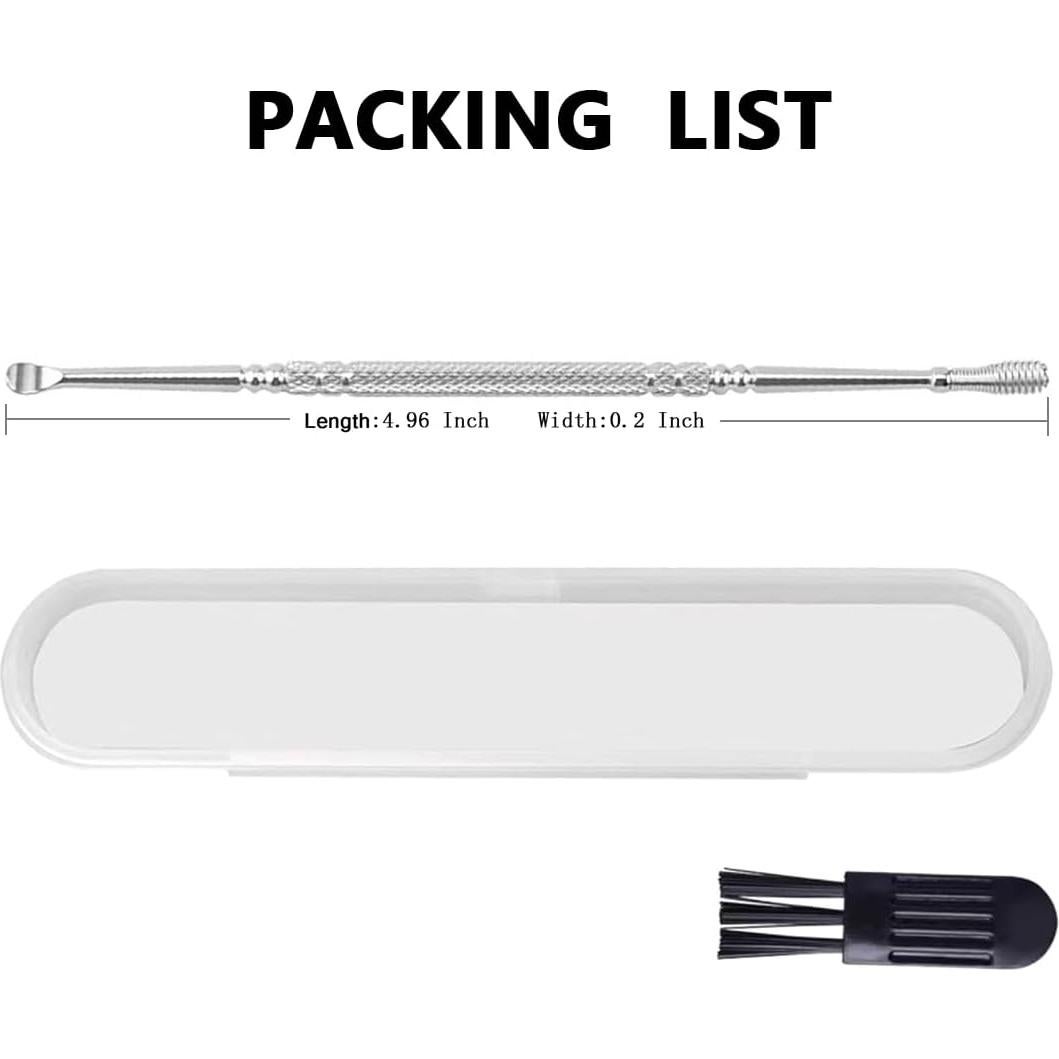 Kit de limpieza de oídos TFK.XTAY acero inoxidable 12,7 cm