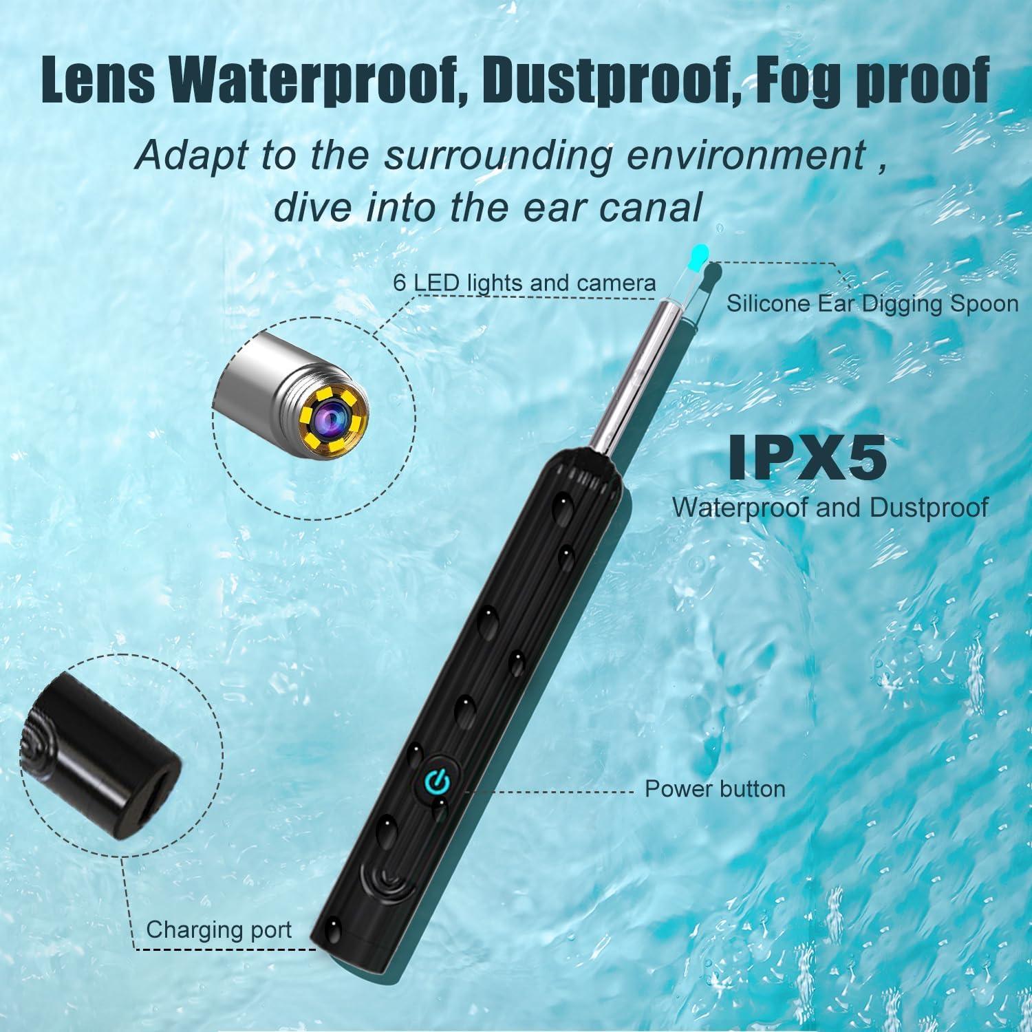 Kit de Eliminación de Cerumen OKUBOX con Cámara HD 1080P