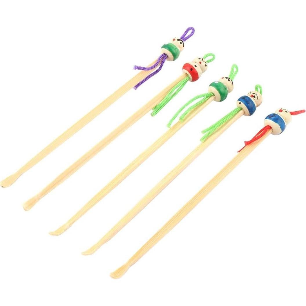 Removedores de Cera de Bambú Hechos a Mano - Paquete de 5