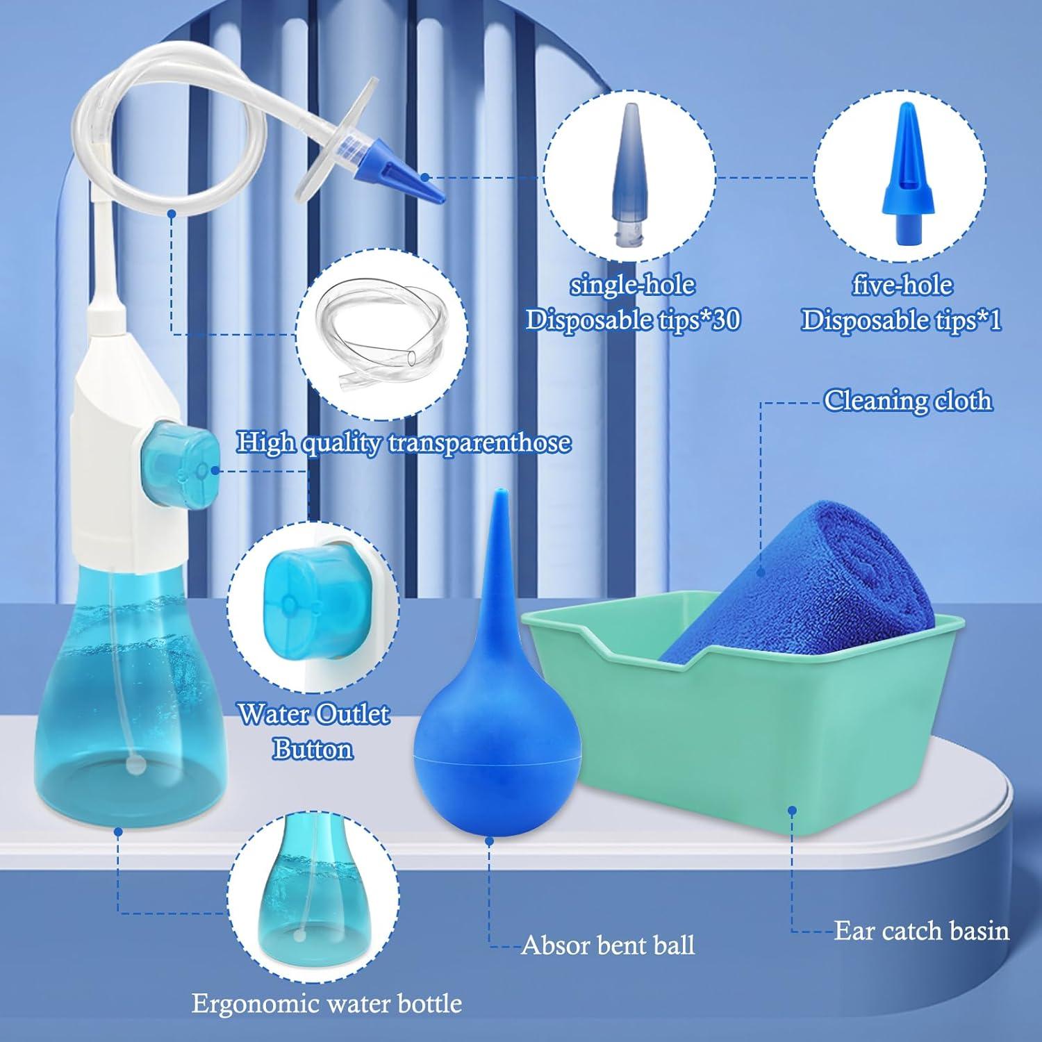 Kit de Limpieza de Oídos MOEBULB Irrigación Manual Seguro