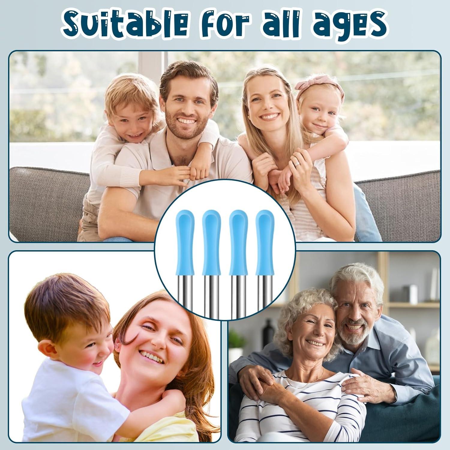 90 Piezas Consejos de Remoción de Cerumen Silicona Meiying