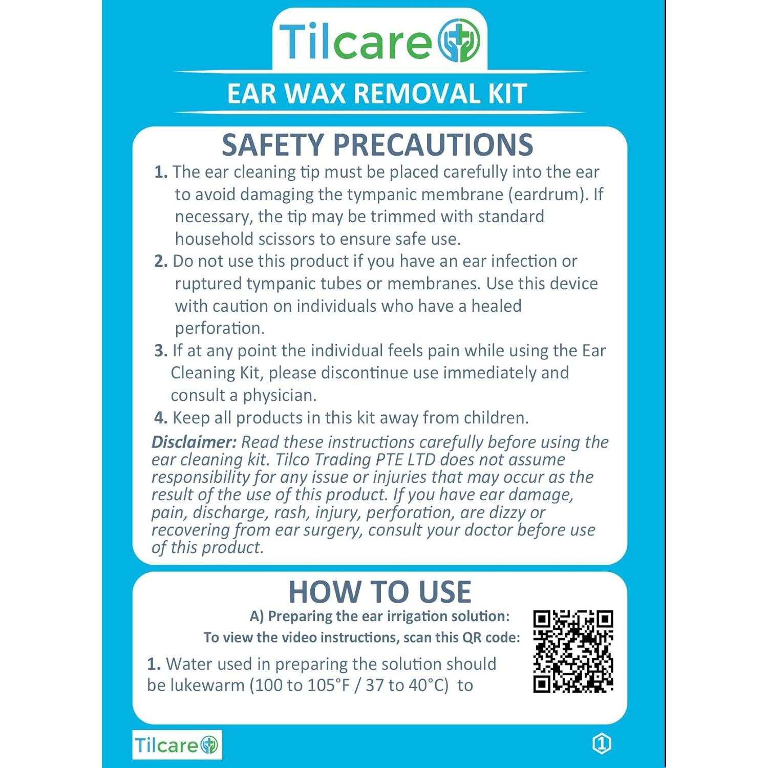 Kit de Limpieza de Oídos Tilcare - Eliminación de Cerumen
