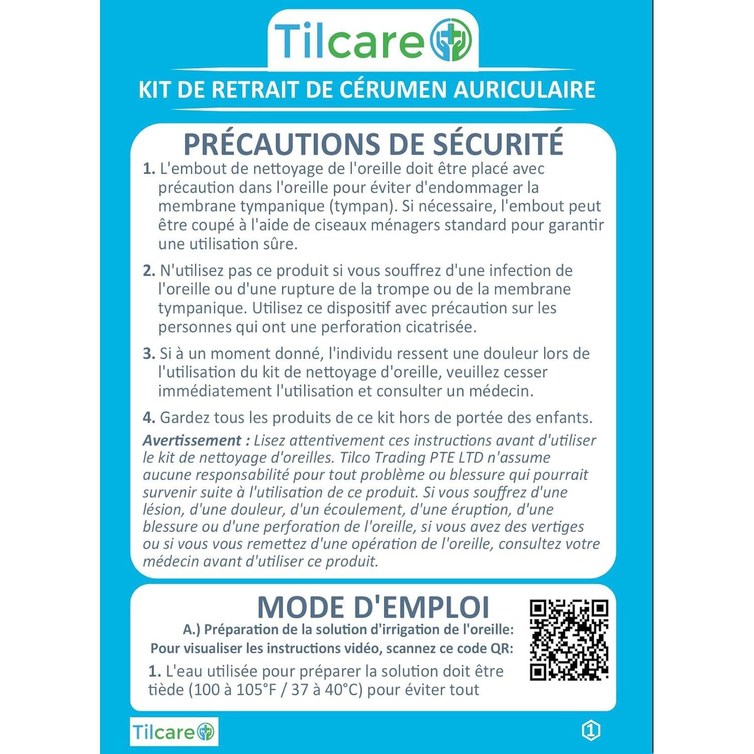 Kit de Limpieza de Oídos Tilcare - Eliminación de Cerumen