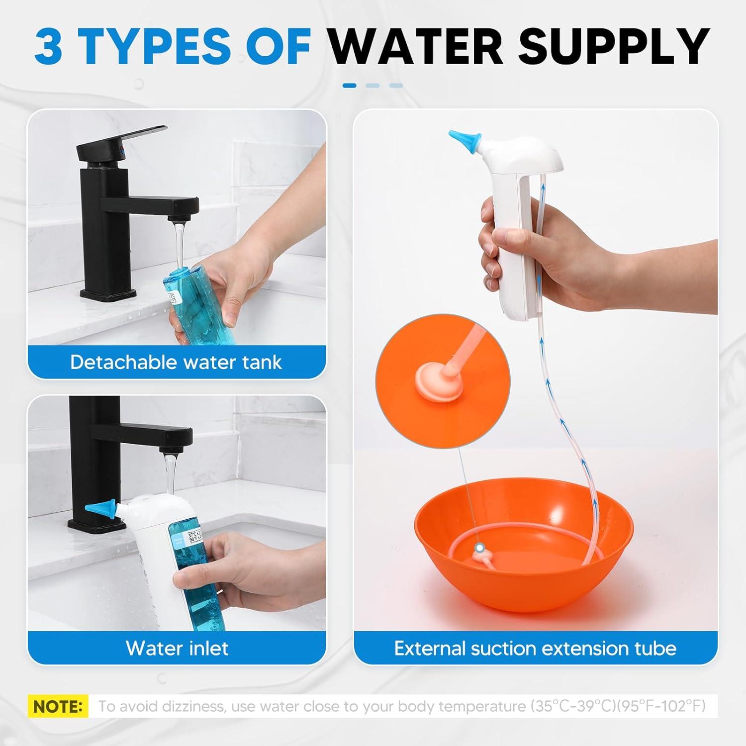 Limpiador de Oídos Eléctrico DeeWaves con 4 Modos