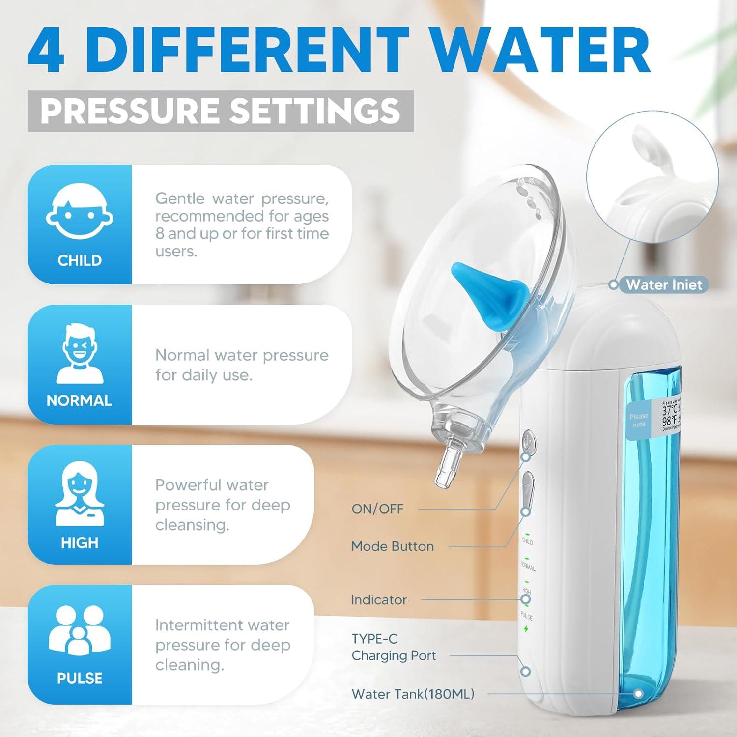 Limpiador de Oídos Eléctrico DeeWaves con 4 Modos