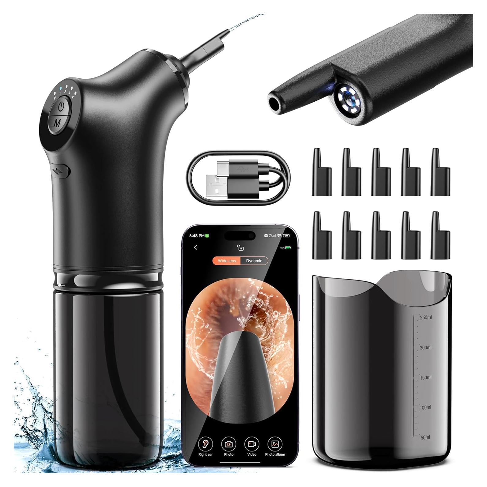 Limpiador de Oídos Eléctrico KAUGIC con Cámara HD 1080P