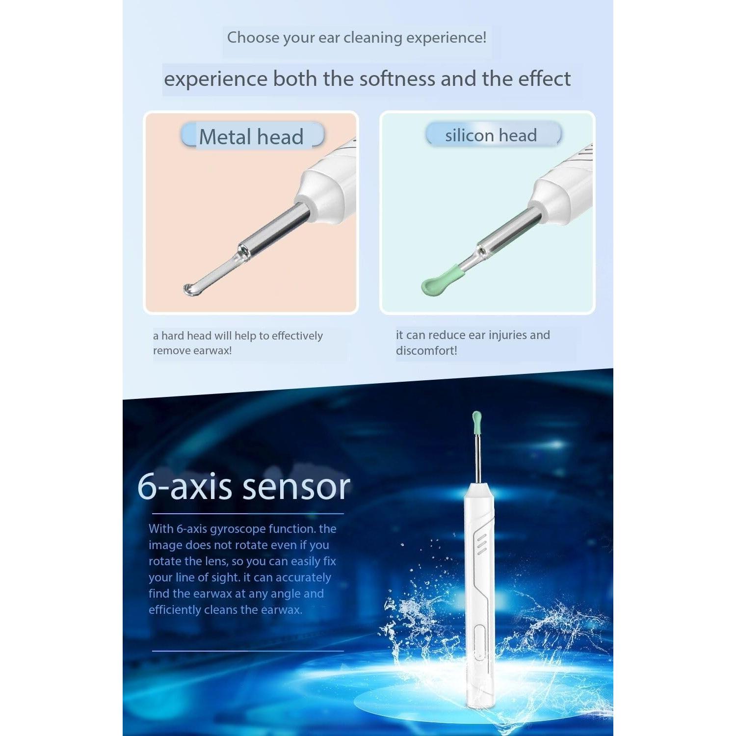 Endoscopio inalámbrico FHD 1080P Mahousky para oídos