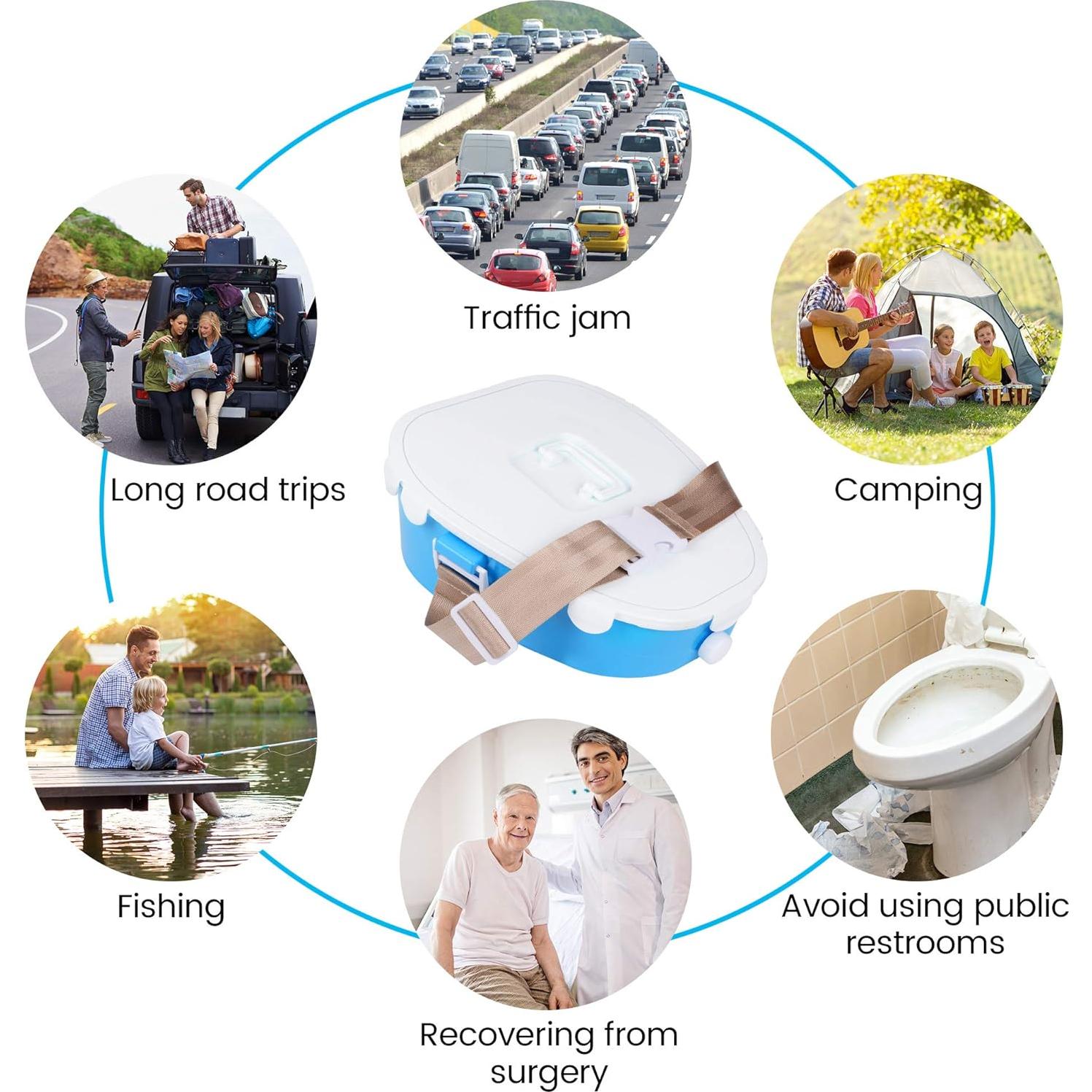 Inodoro Portátil ARCITON para Camping y Viajes 1,65 kg