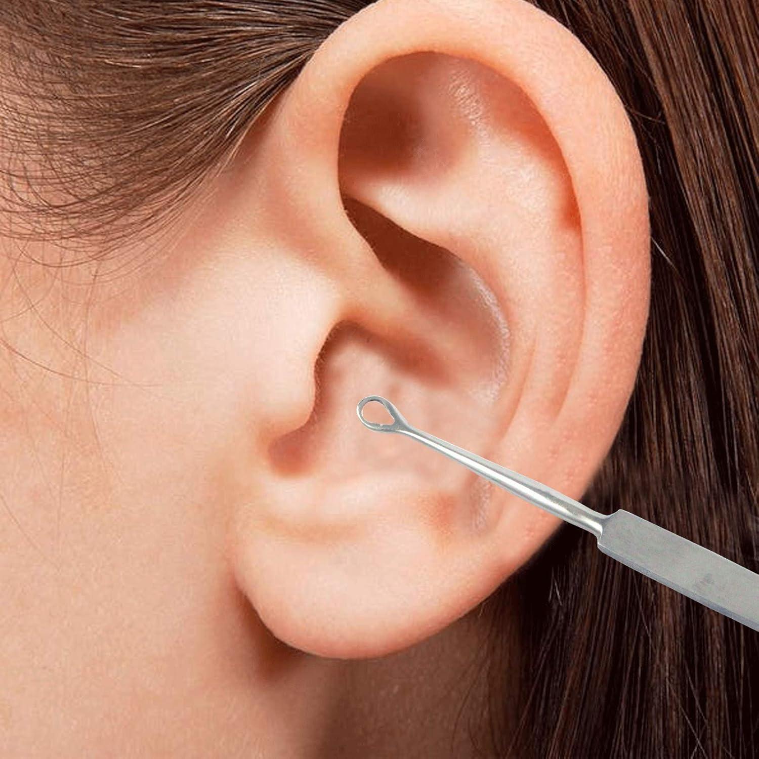 Kit de Limpieza de Cerumen Krisp Beauty Acero Inoxidable