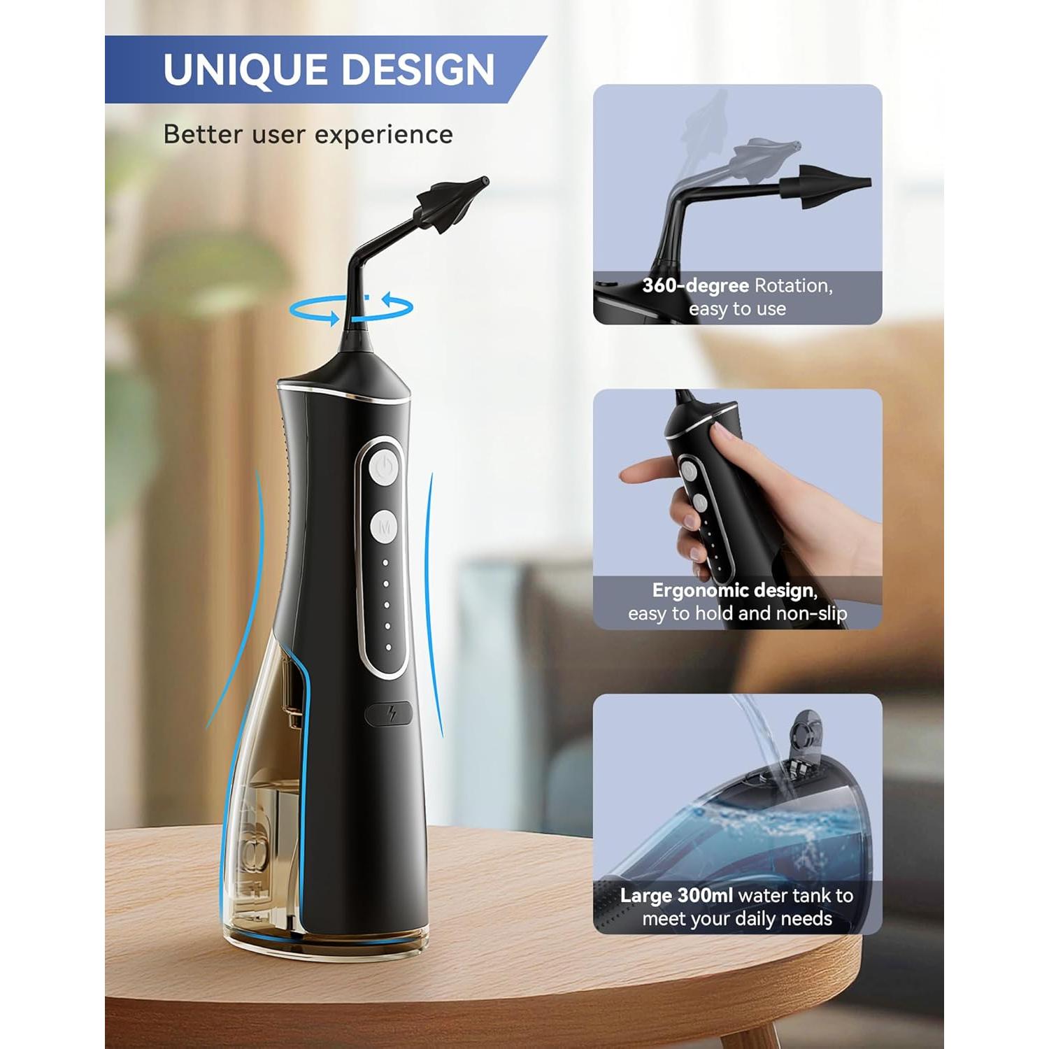 Limpiador de Oídos Eléctrico SEEDEAR 300ml - Kit de Irrigación