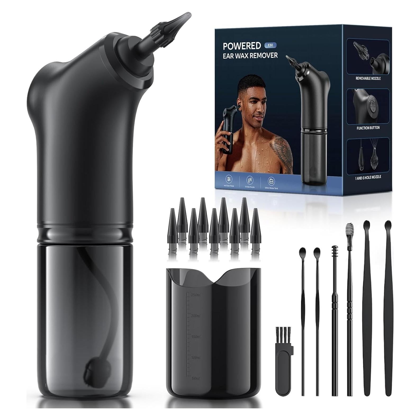 Limpiador de Oídos Eléctrico - Kit de Cerumen 4 Modos