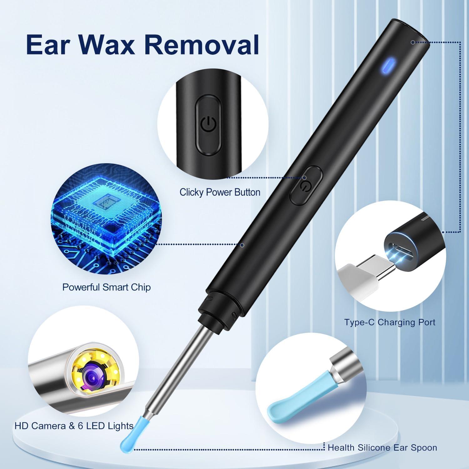 Kit de Eliminación de Cerumen Edicc con Cámara HD 1296P