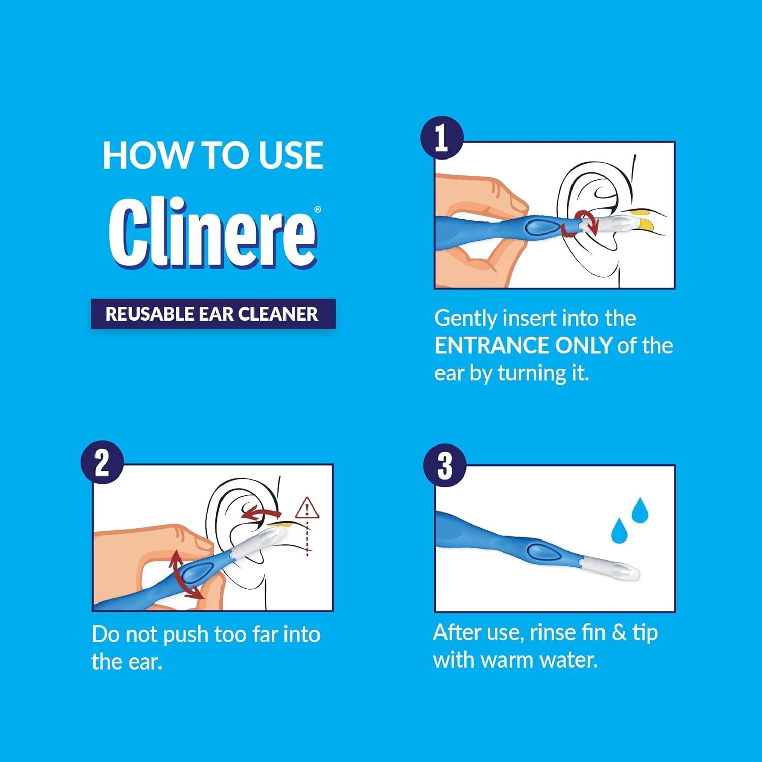 Kit Limpiador de Oídos Reutilizable Clinere - Suave y Efectivo