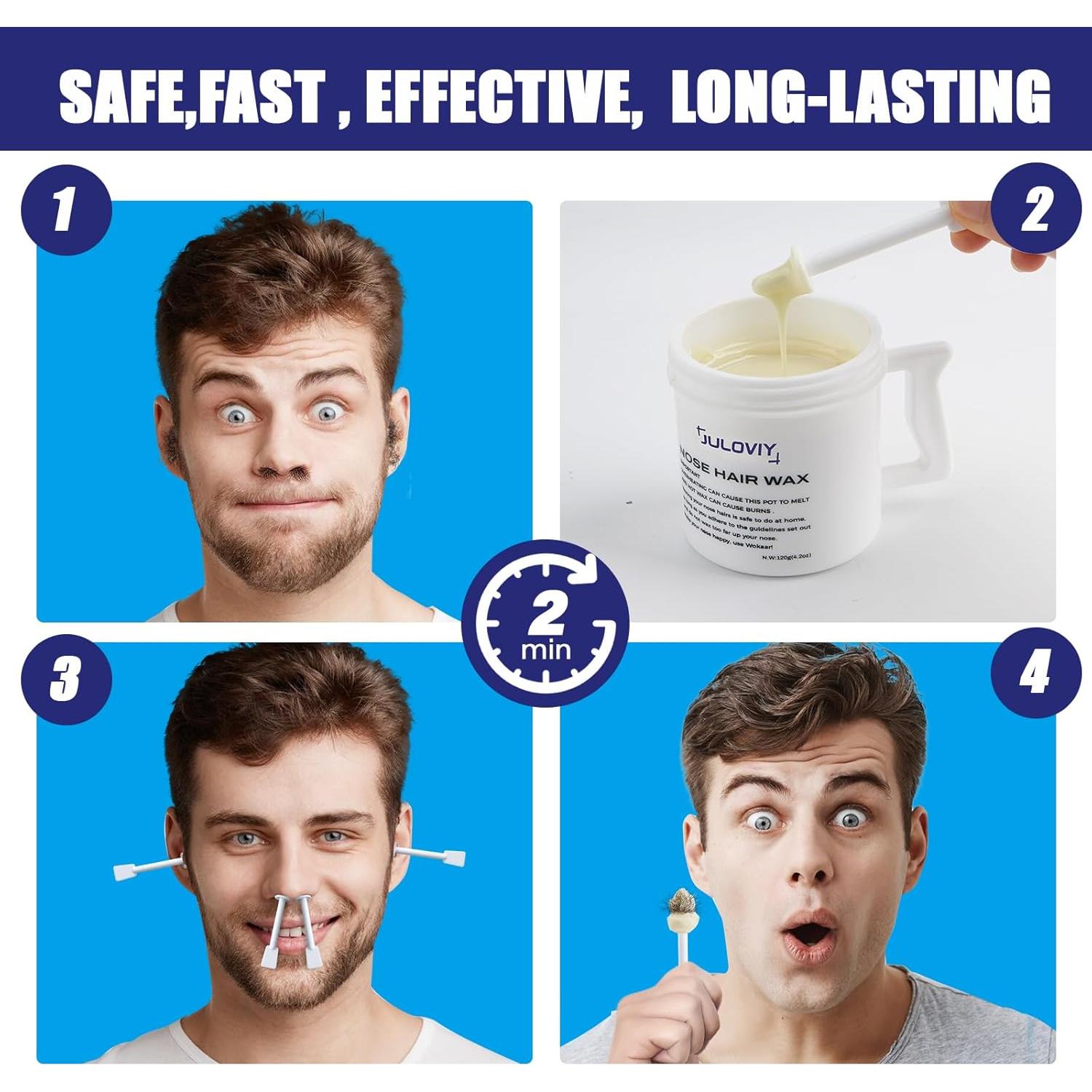 Kit de Cera para Nariz y Oídos Reni 120 g - 30 Aplicadores