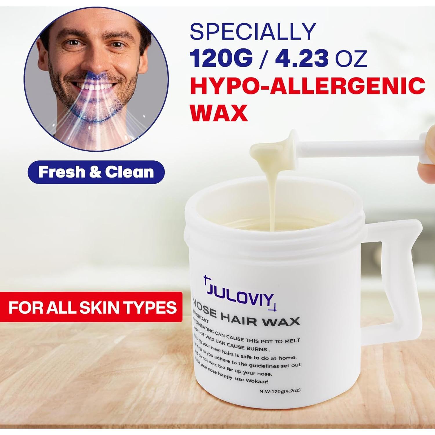 Kit de Cera para Nariz y Oídos Reni 120 g - 30 Aplicadores