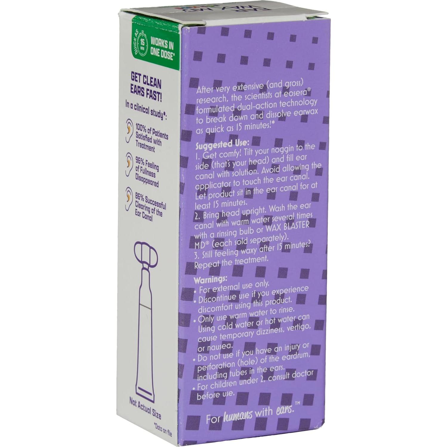 Gotas Limpiadoras de Cerumen Eosera para Niños - 5 Frascos