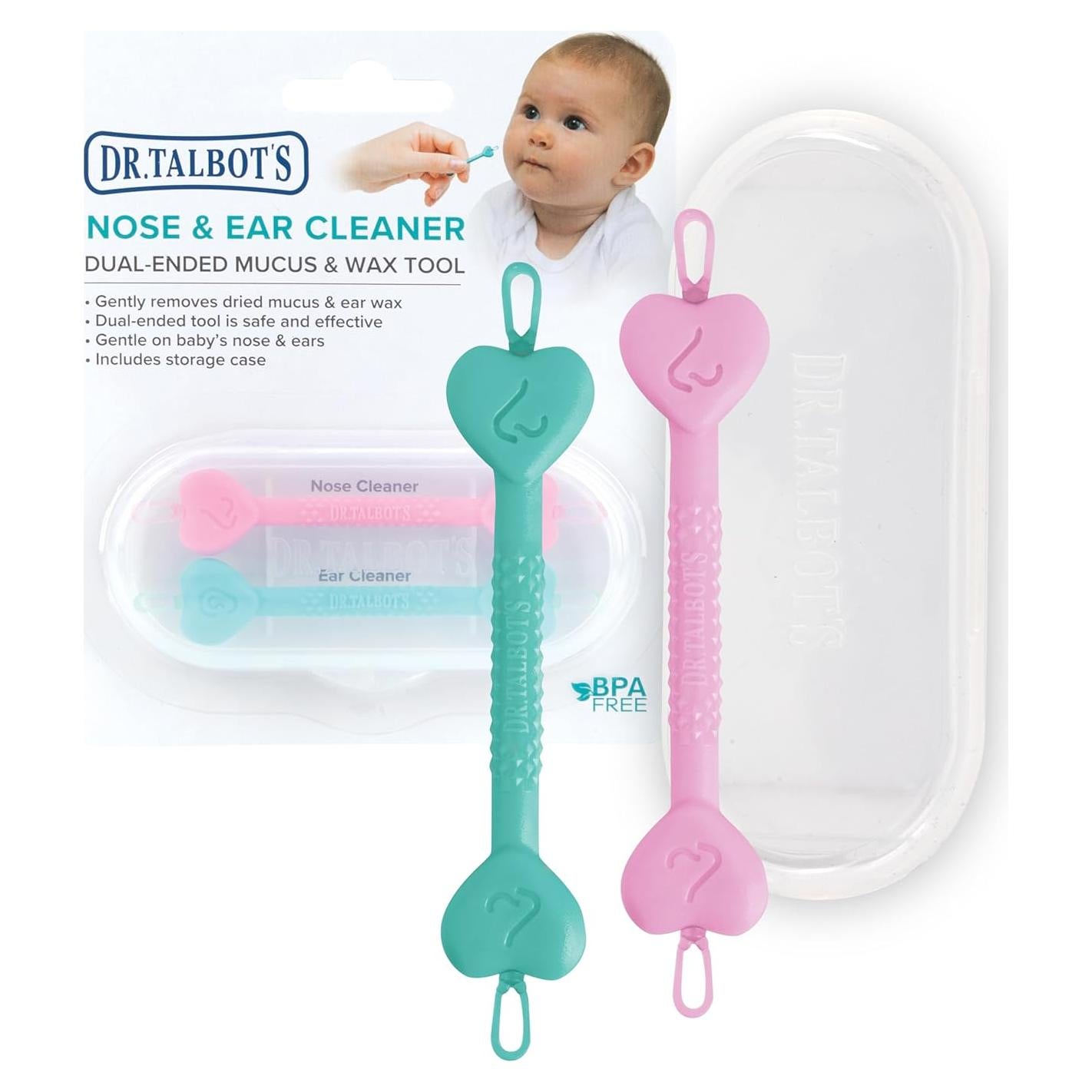 Limpiador Nasal y Cerumen Bebé Dr. Talbot's - Estuche Viaje