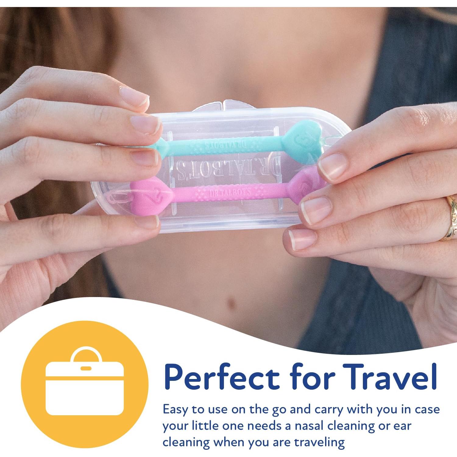 Limpiador Nasal y Cerumen Bebé Dr. Talbot's - Estuche Viaje