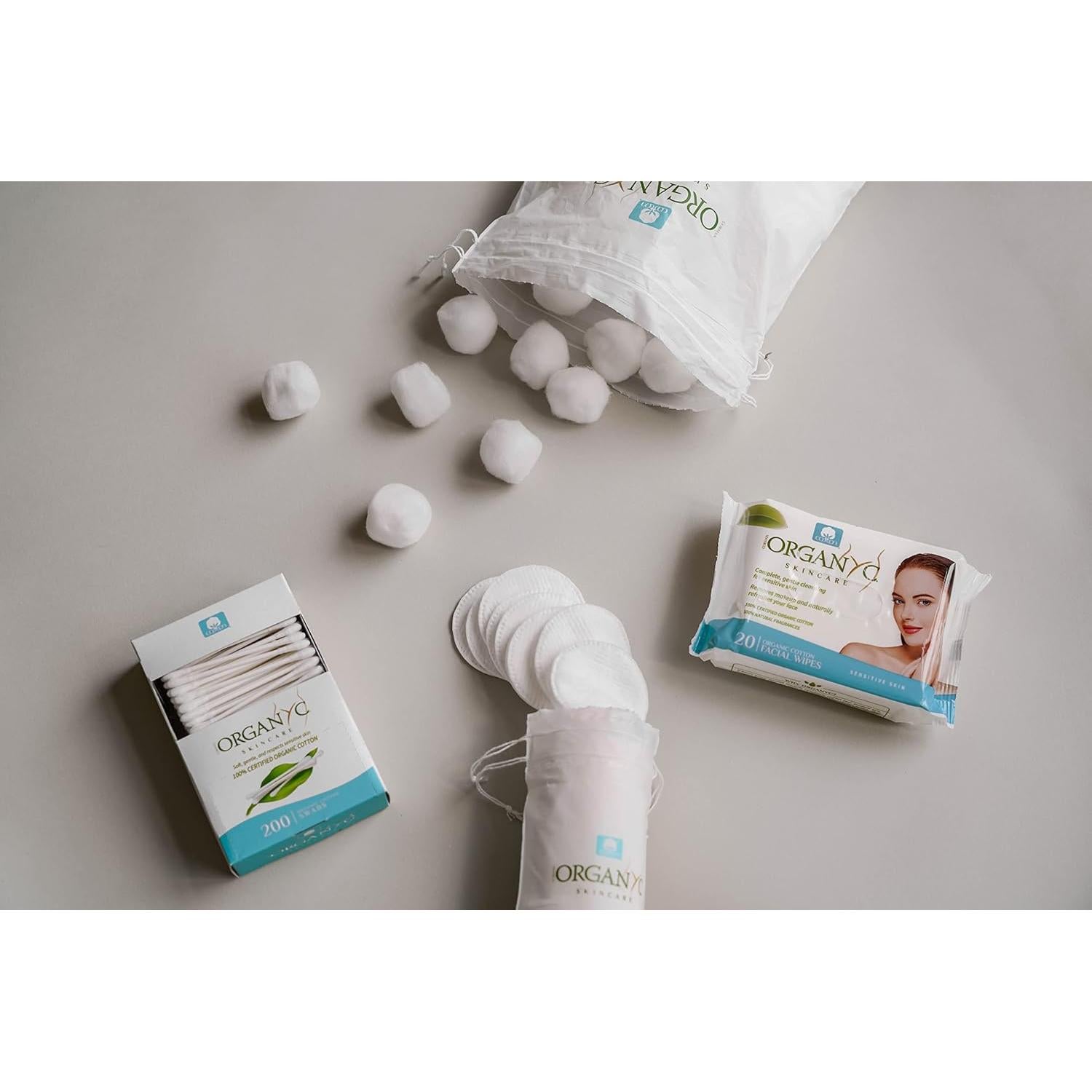 Bastones de Algodón Orgánico Certificado Organyc 200 Unidades