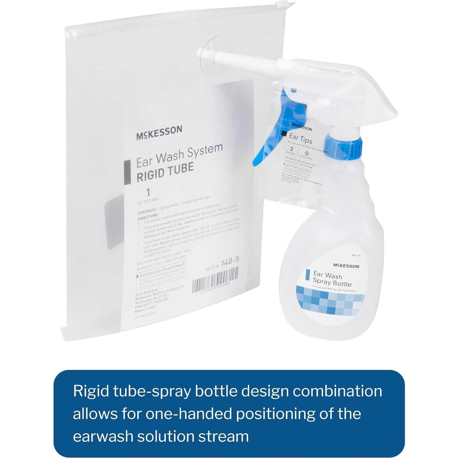 Botella Spray Lavado Oídos McKesson 473 ml con Puntas