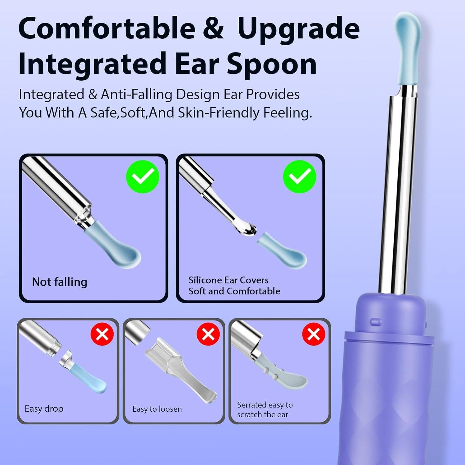 Kit Eliminación Cerumen Jegoat con Cámara HD y 9 Puntas