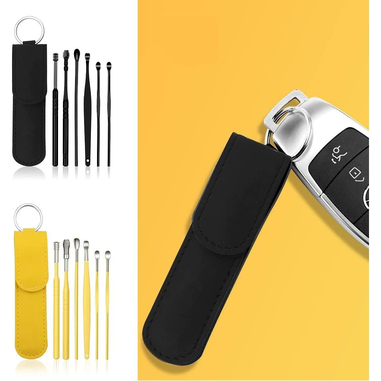 Juego de 12 Palas para Oídos Voitead Acero Inoxidable