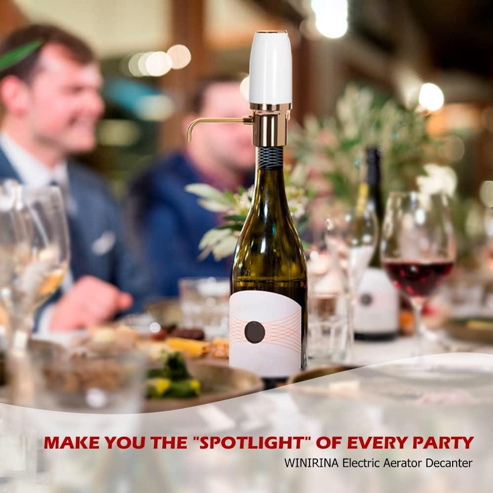 Acelerador de Vino Eléctrico WINIRINA 812P Recargable USB