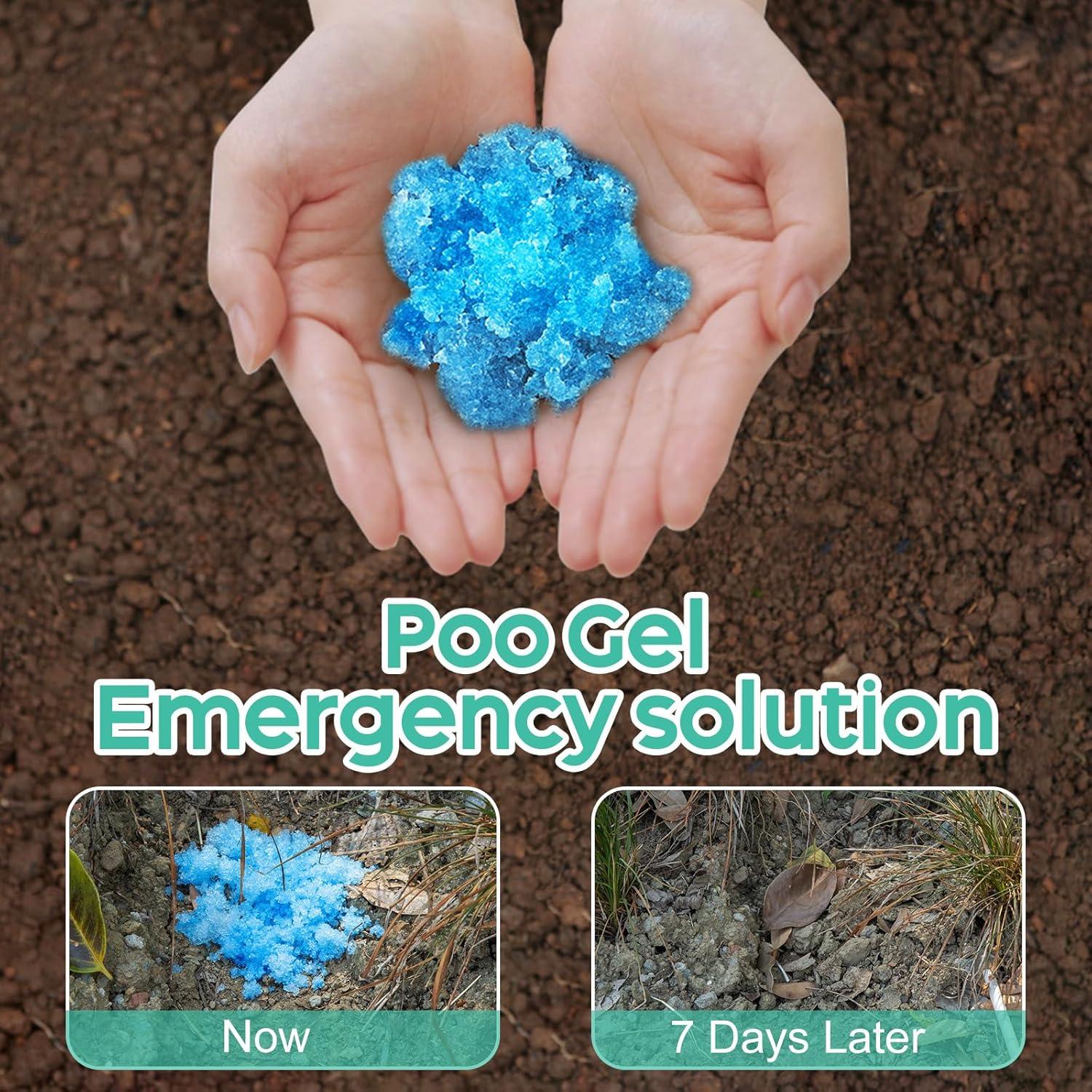 30 Bolsas de Inodoro Portátil Pakimi 8 Galones Camping