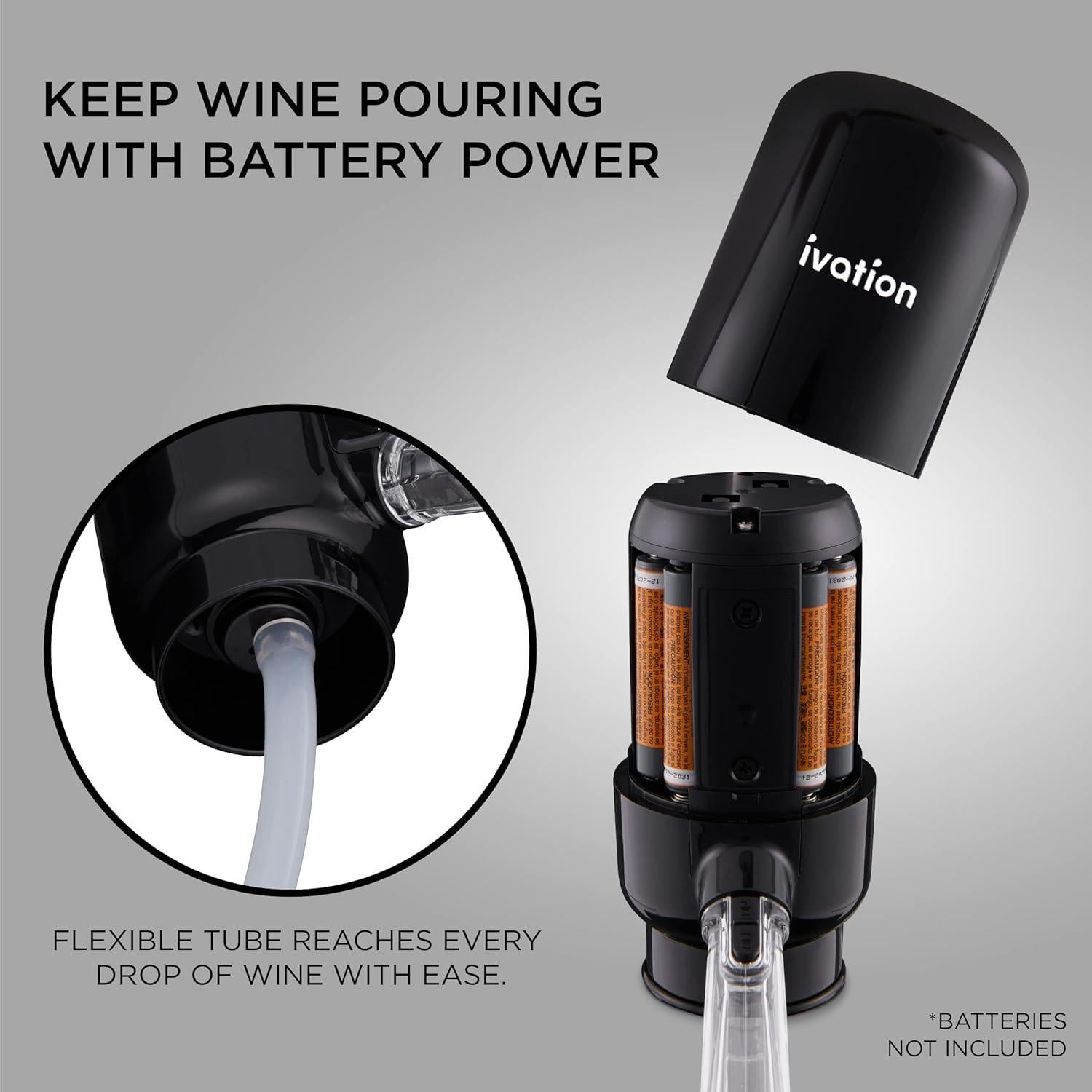 Aerador y dispensador de vino Ivation eléctrico 0.38 kg