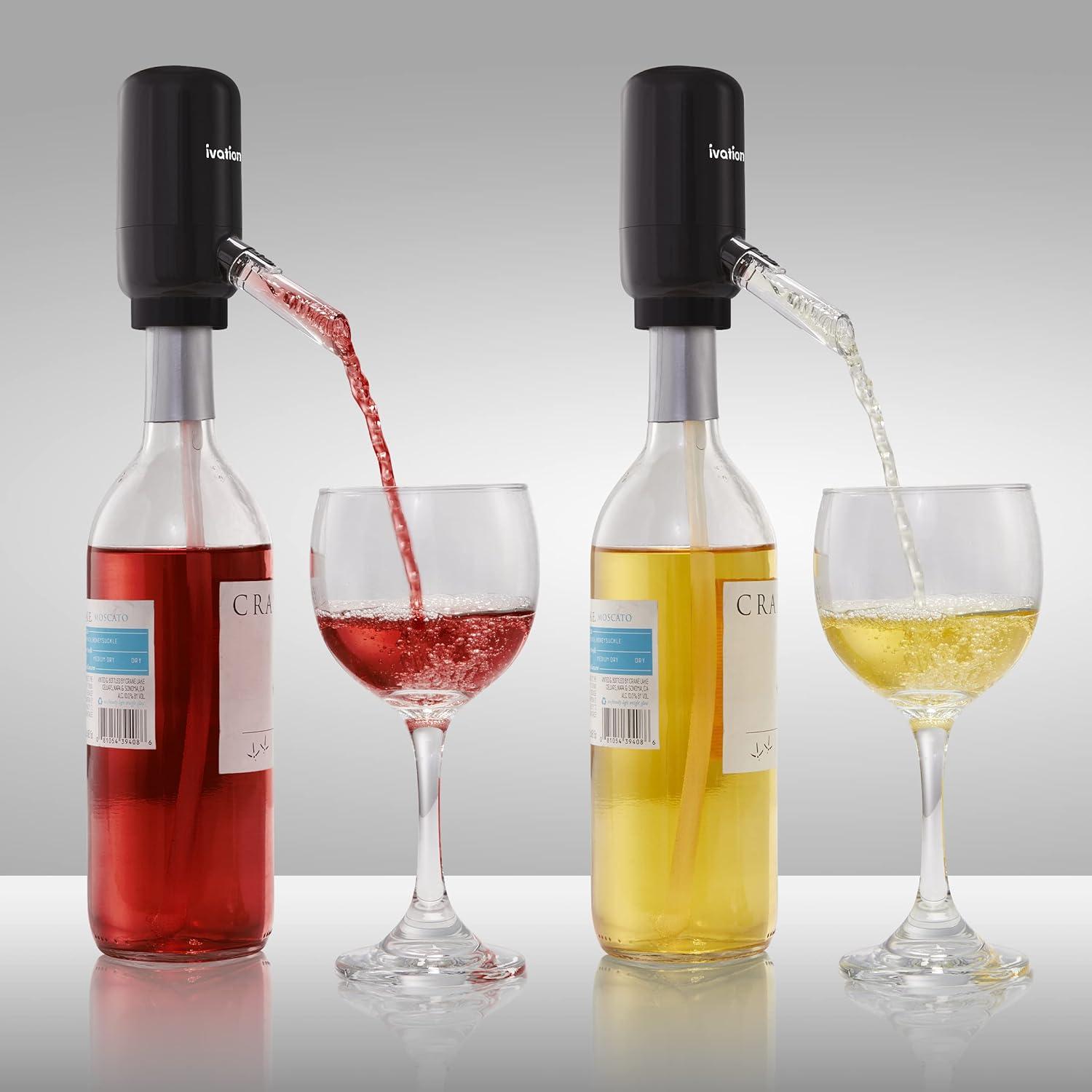 Aerador y dispensador de vino Ivation eléctrico 0.38 kg