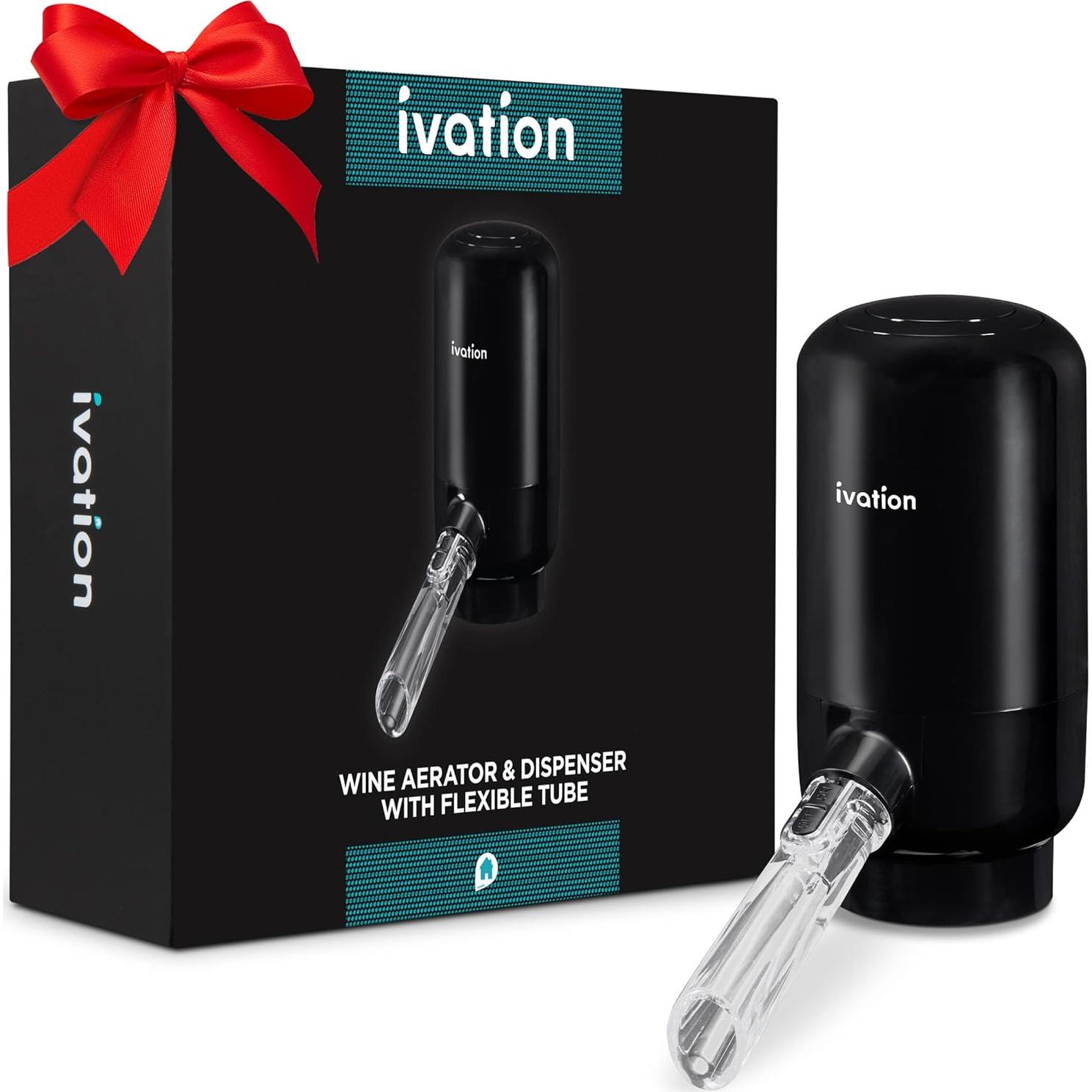 Aerador y dispensador de vino Ivation eléctrico 0.38 kg