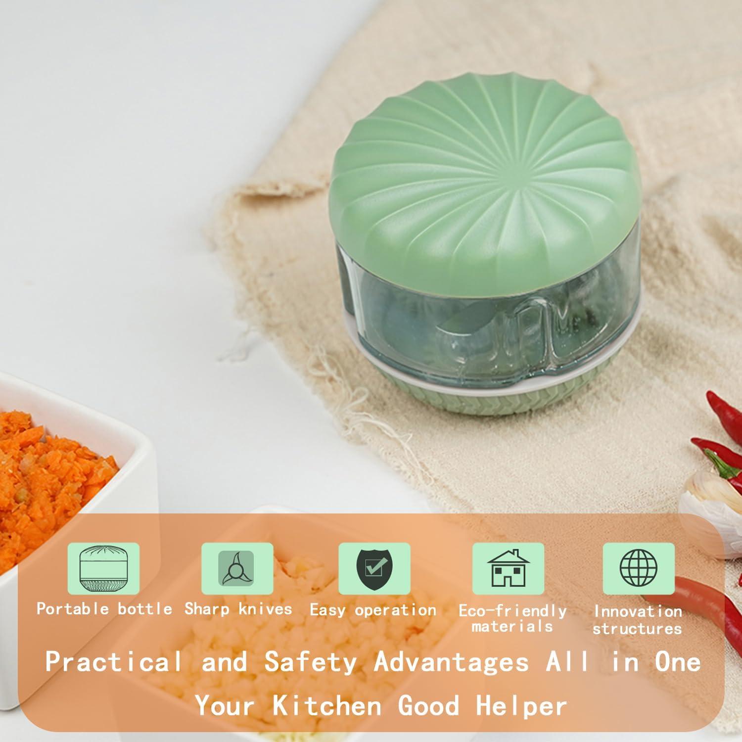 Picador de Ajo Manual BRIDZON Verde 218g Compacto