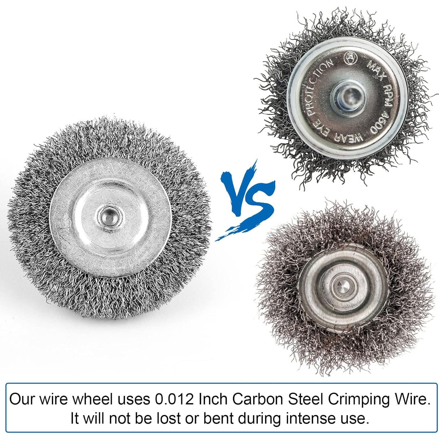 Juego de Cepillos de Alambre para Taladro Romeda 5 Piezas