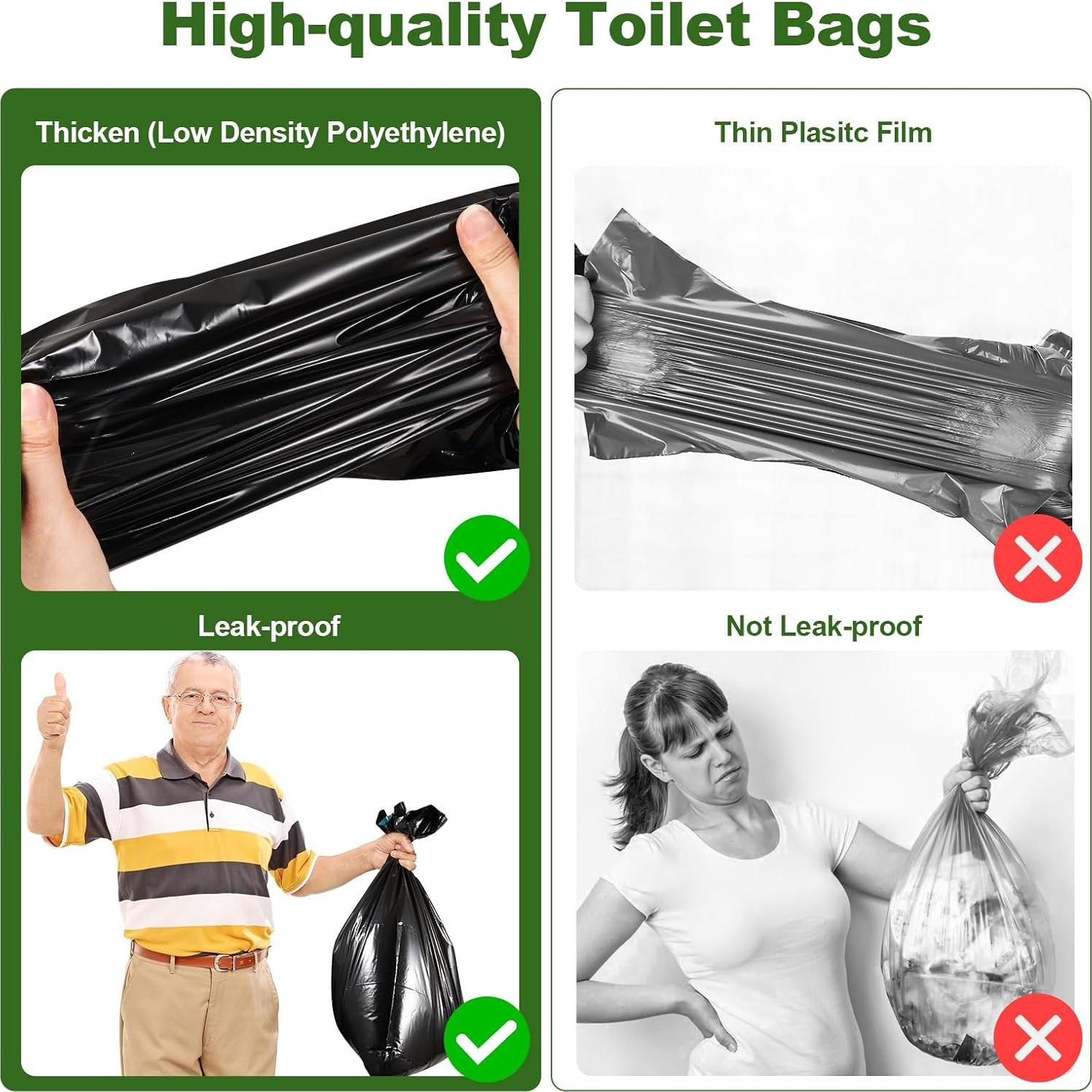 Bolsas de Baño OUMEE 8 Galones a Prueba de Fugas